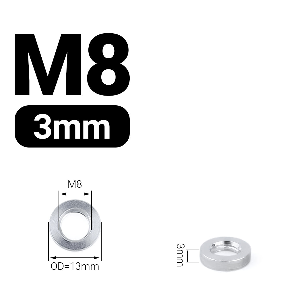 Dystans aluminiowy M8 3 mm