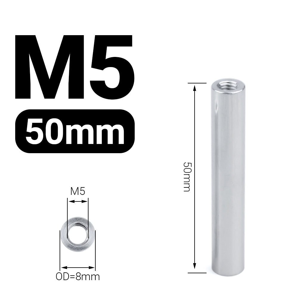 Dystans aluminiowy M5 50 mm