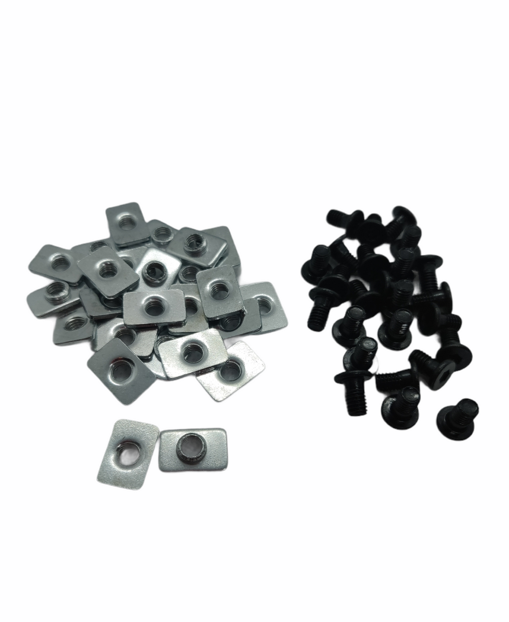 Zestaw: 25x T-NUT M5 + 25x Śruba imbusowa M5x8mm | nakrętka rowkowa profil aluminiowy