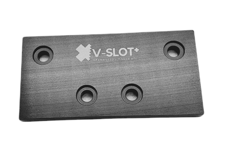 Płytka końcowa C-Beam End Mount do listwy zębatej | płytka montażowa V-Slot CNC