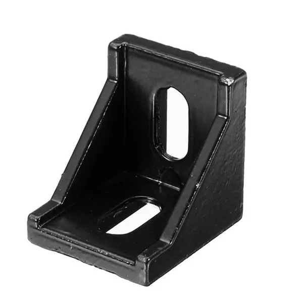 Narożnik 90 stopni zewnętrzny T-Slot 40x40 czarny rowek 8mm