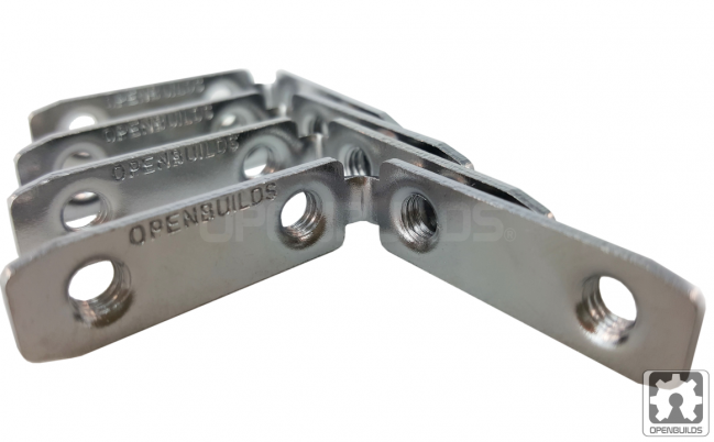 Ukryty narożnik wewnętrzny 90° MAKERLINK V-SLOT [rowek 6] | kątownik profil aluminiowy