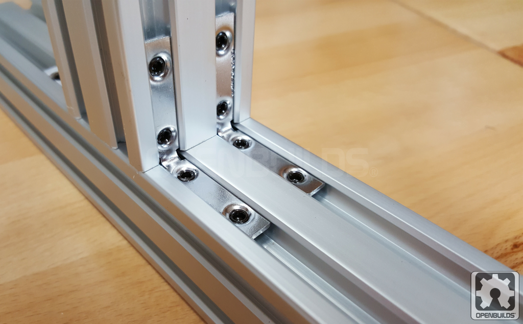 Ukryty narożnik wewnętrzny 90° MAKERLINK V-SLOT [rowek 6] | kątownik profil aluminiowy