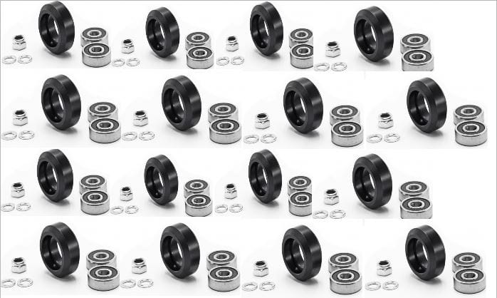 Solid V Wheel Kit — zestaw 16 kompletów rolek V-Slot