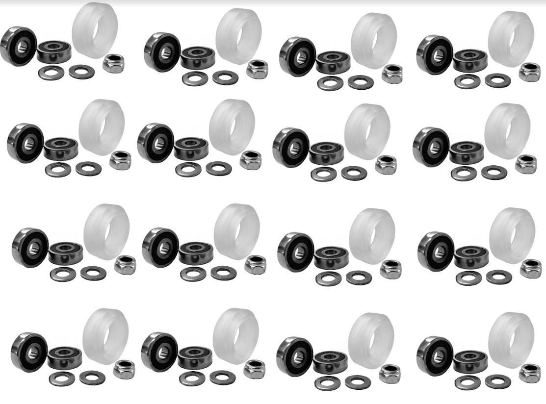 Xtreme Solid V Wheel Kit — zestaw 16 kompletów rolek V-Slot