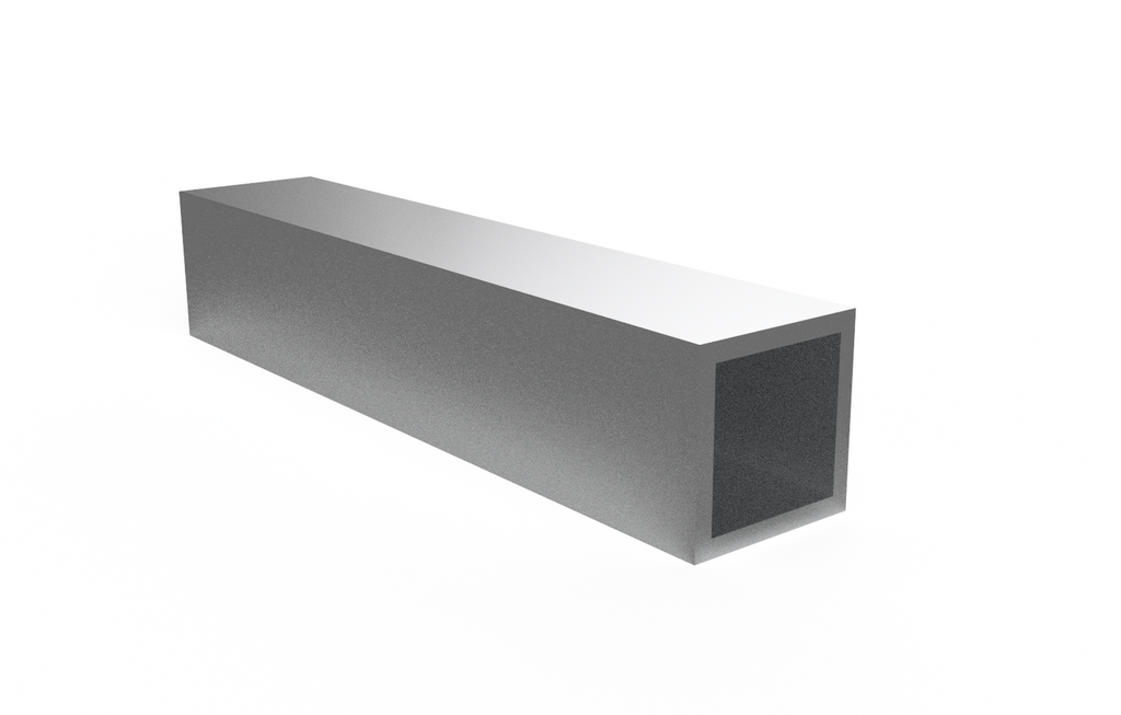 Profil aluminiowy zamknięty 20x20x2 malowany proszkowo — 1000 mm