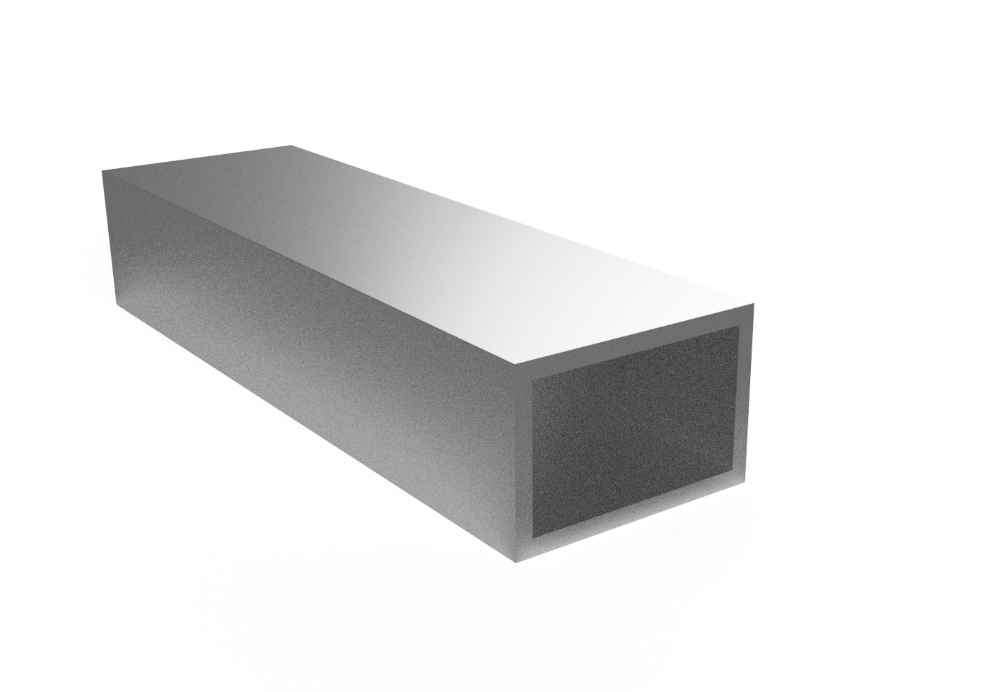 Profil aluminiowy zamknięty 20x30x2 — malowany proszkowo — 1000 mm