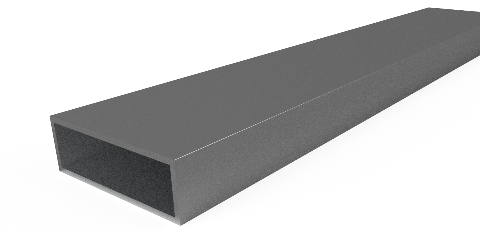 Profil aluminiowy zamknięty 20x60x2 — malowany proszkowo — 1000 mm