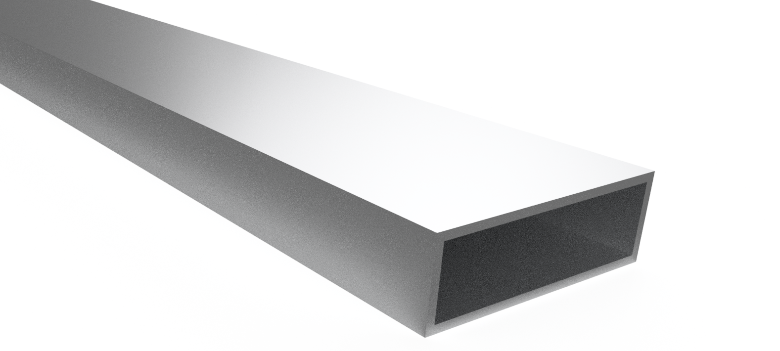 Belka pozioma ogrodzenia drzwi aluminiowe 20x80 mm