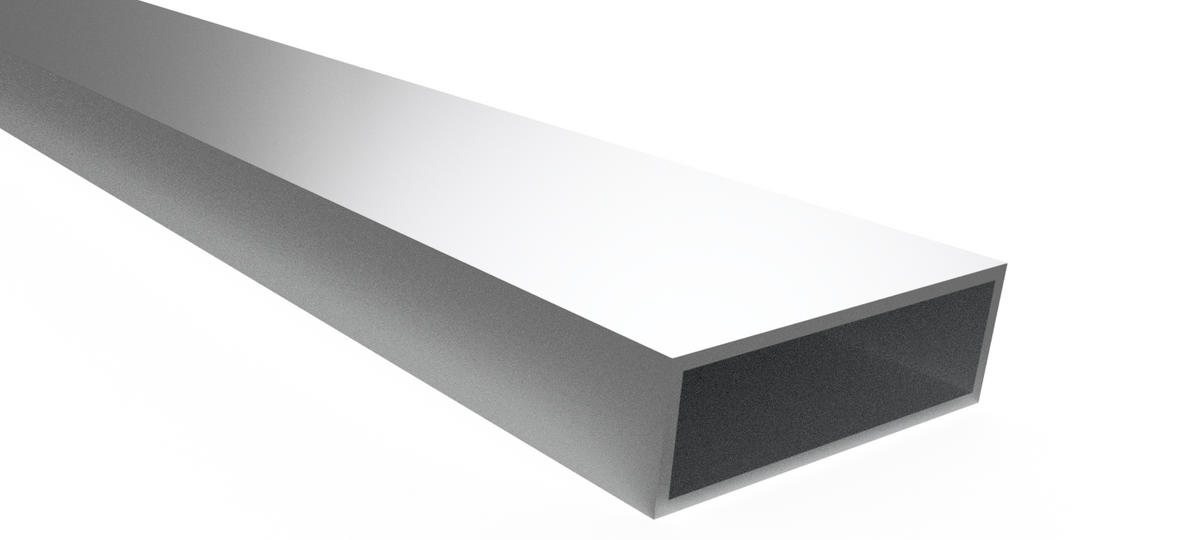 Profil aluminiowy zamknięty 20x80x1.4 — malowany proszkowo — 1000 mm