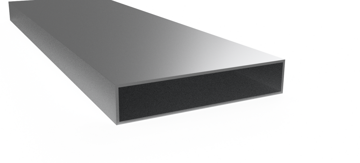 Profil aluminiowy zamknięty 20x100x1.5 — malowany proszkowo — 1000 mm