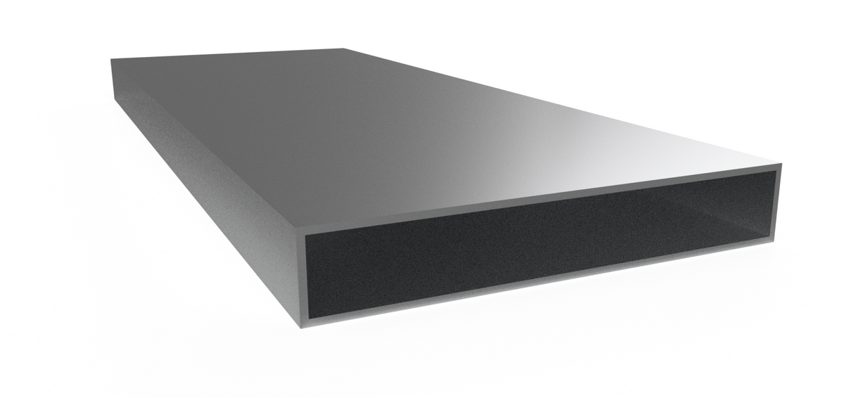Profil aluminiowy zamknięty 20x120x1.7 — malowany proszkowo — 1000 mm