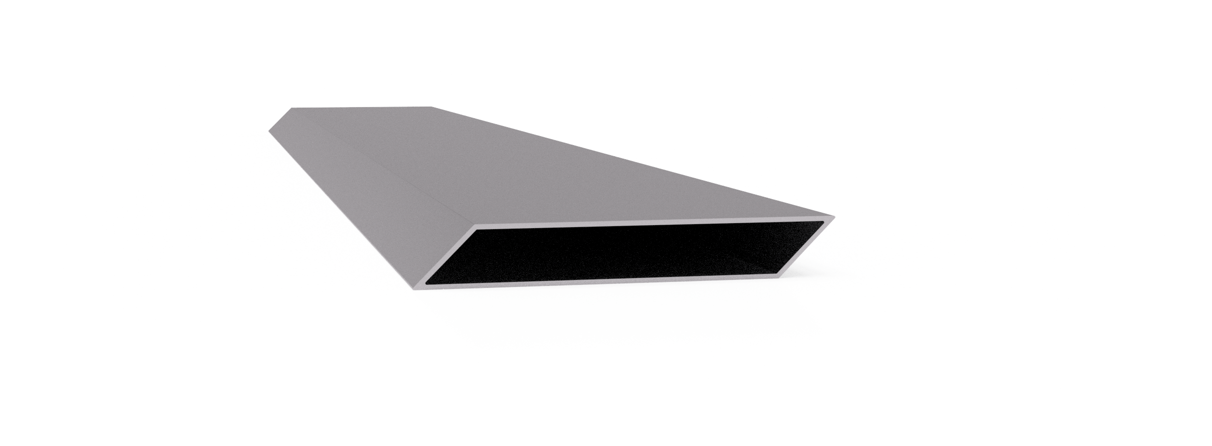 Profil aluminiowy Romb 140×20 mm — przęsło ogrodzeniowe, cięty na wymiar