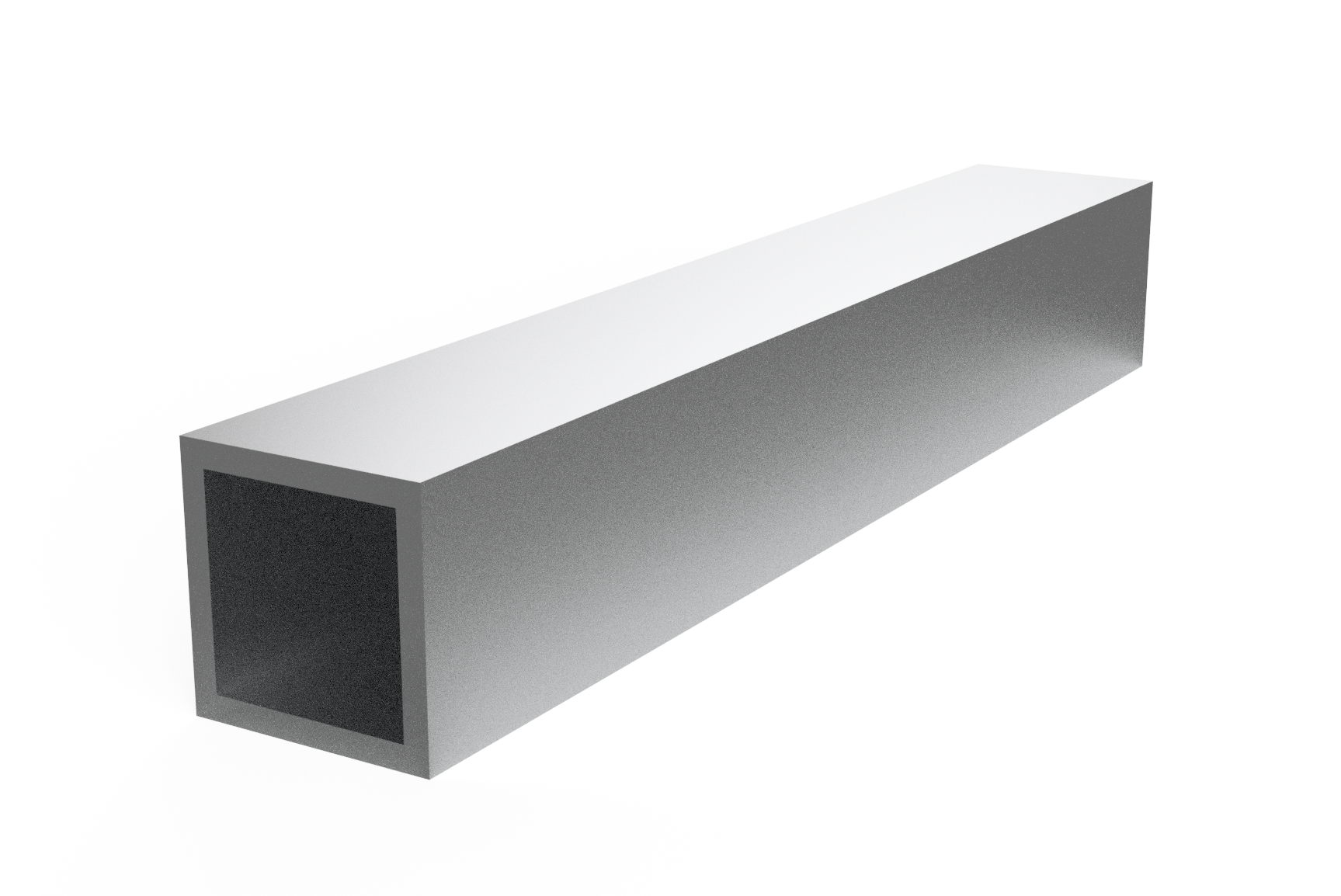 Aluminium square tube 40x40 mm fence pergola BSV-SLOT
