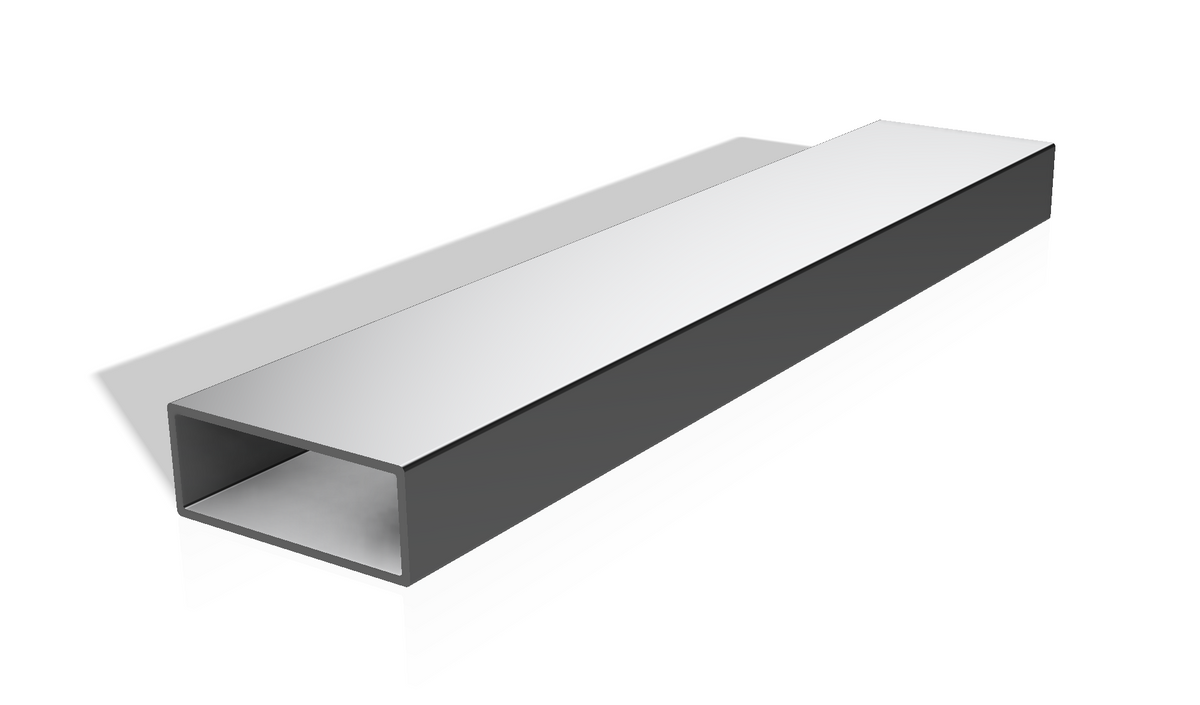 Rura aluminiowa prostokątna 20x50 mm malowany proszkowo — 1000 mm