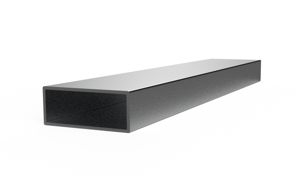 Rura aluminiowa prostokątna 20x50 mm malowany proszkowo — 1000 mm
