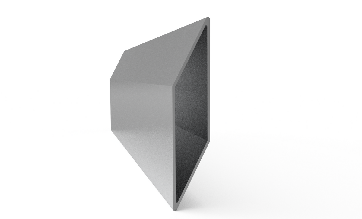 Profil aluminiowy Romb 20×104 mm — cięty na wymiar
