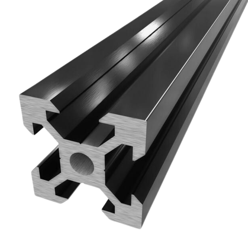 Profil aluminiowy V-SLOT 20x20 Czarny anodowany — cięty na wymiar