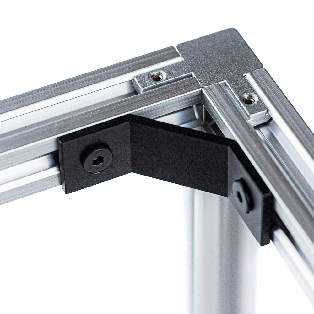 Narożnik zewnętrzny 135° do profili aluminiowych z serii 60 czarny
