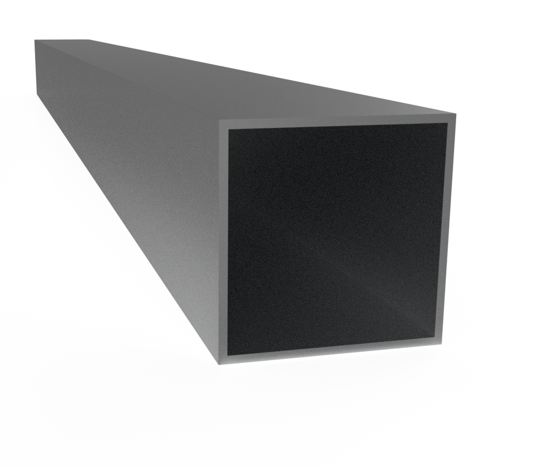 Rura aluminiowa kwadratowa 80x80 mm ściana 3 mm — cięta na wymiar BSV