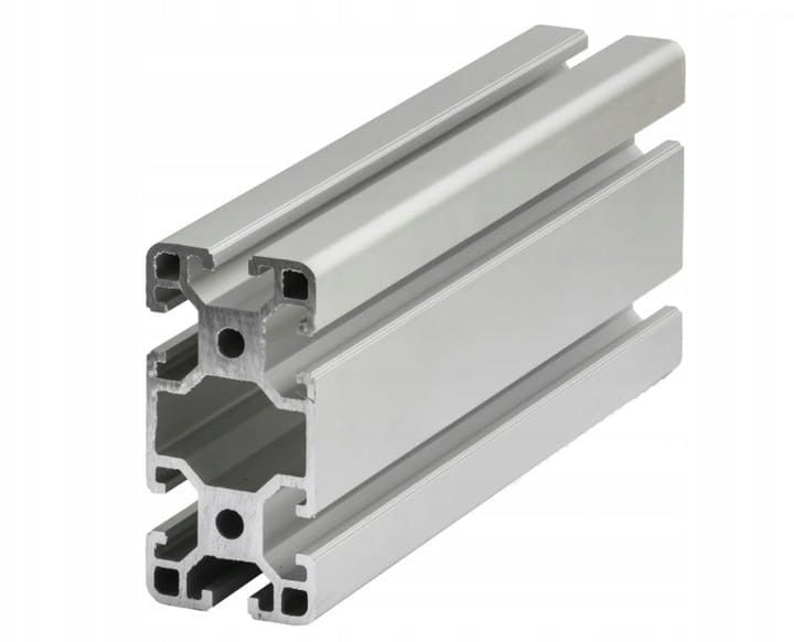Profil aluminiowy T-SLOT 40x80 Srebrny rowek T 8mm — cięty na wymiar
