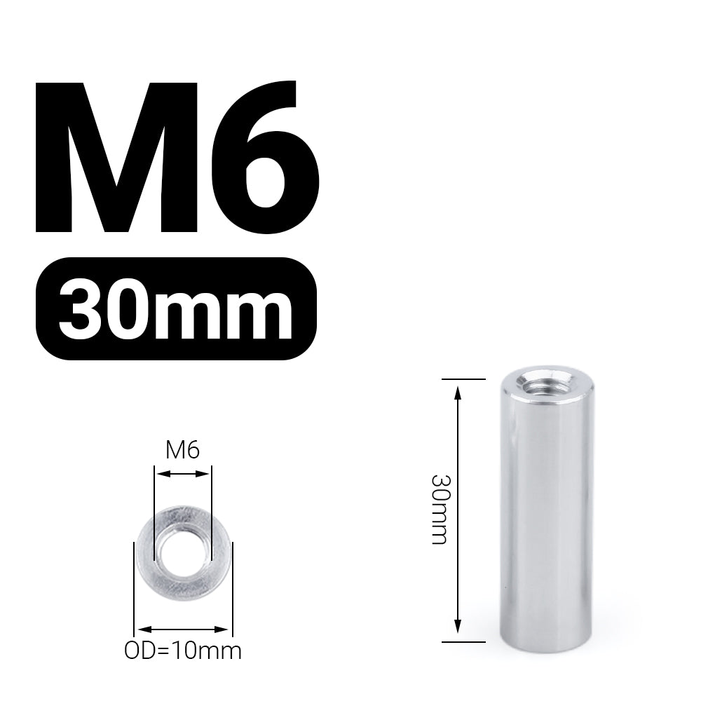 Dystans aluminiowy M6 30 mm