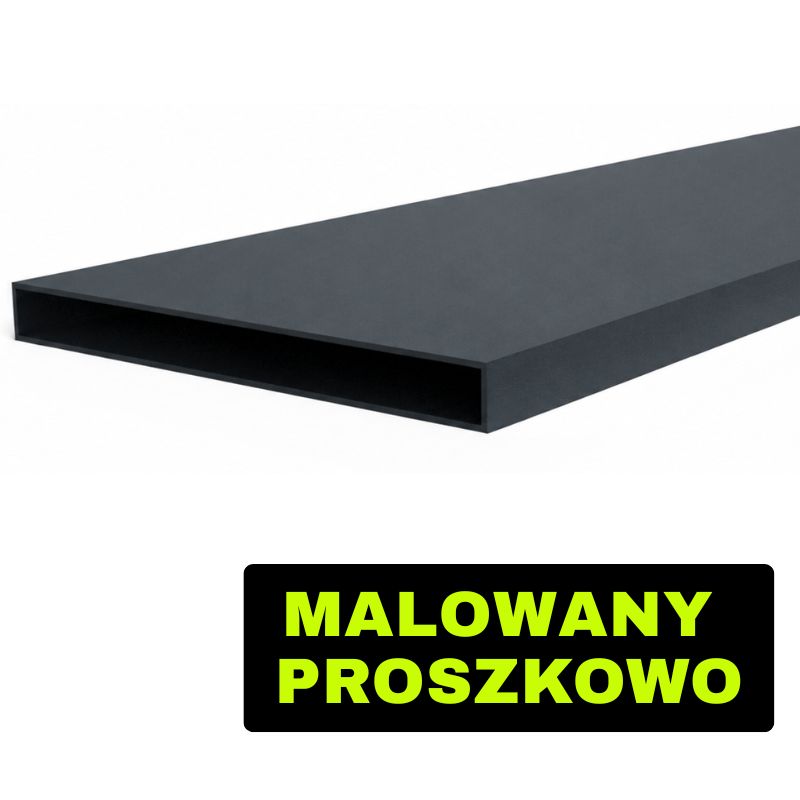 Profil aluminiowy zamknięty 20x200x1.9 — malowany proszkowo — 1000 mm