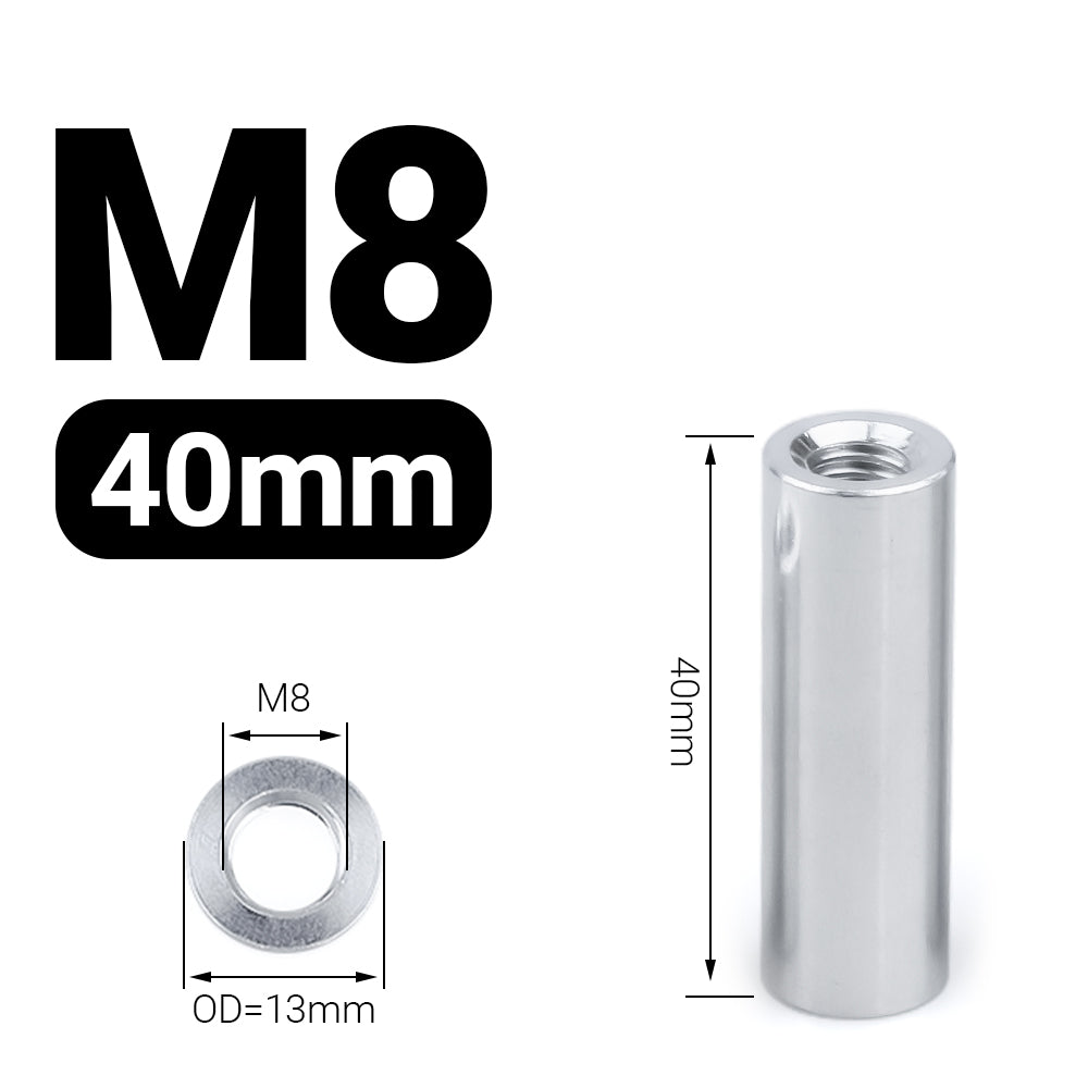 Dystans aluminiowy M8 40 mm