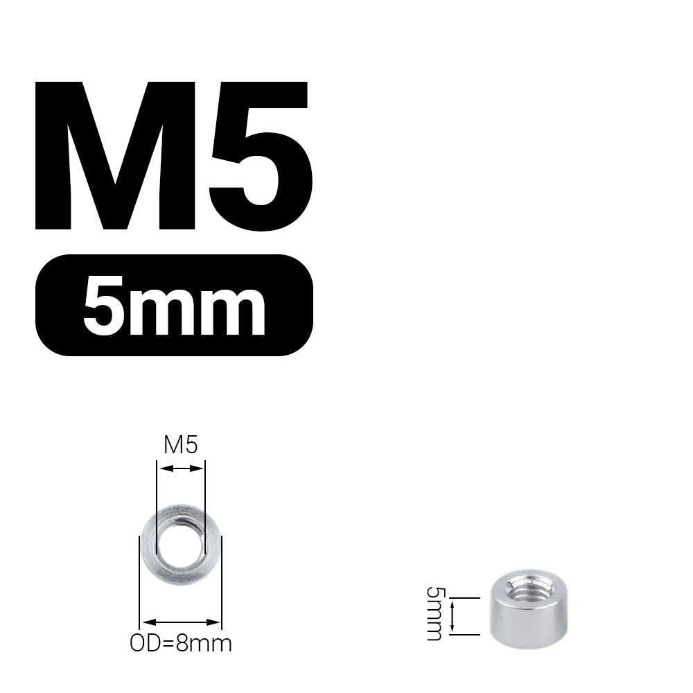 Dystans aluminiowy M5 5 mm