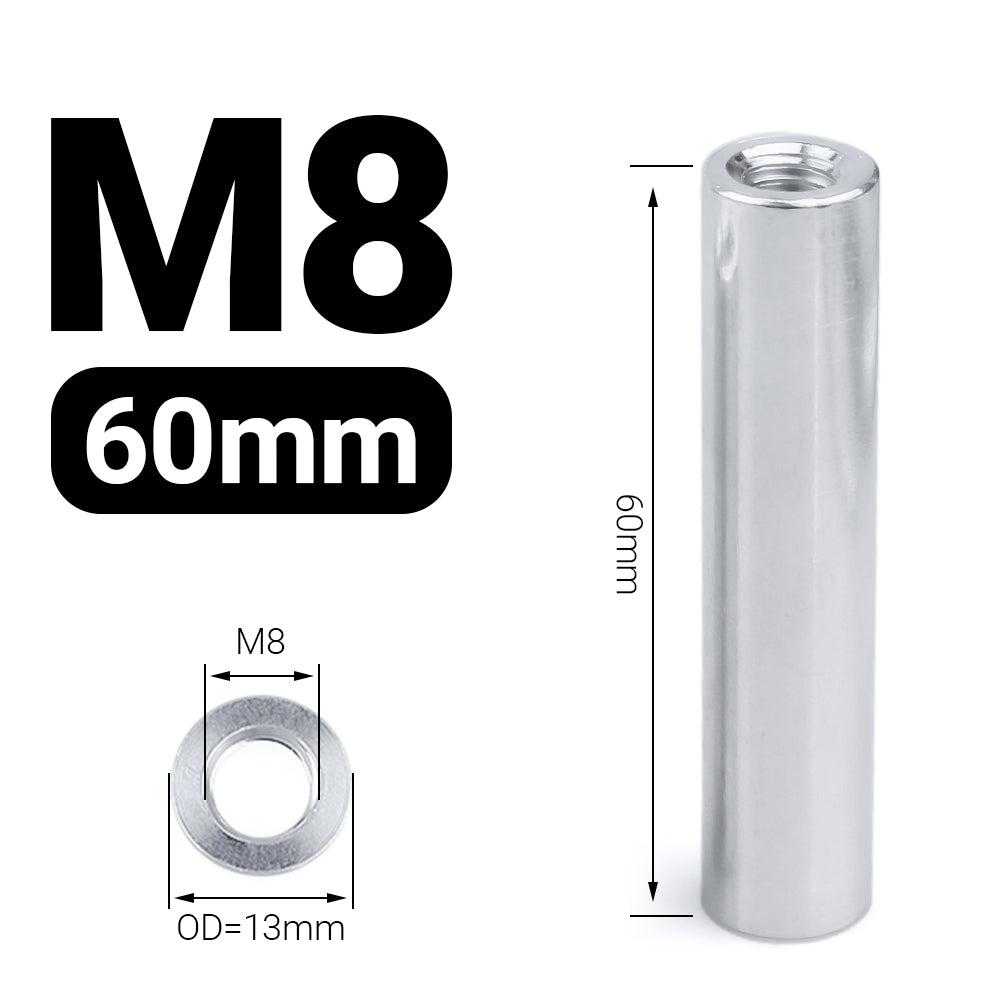 Dystans aluminiowy M8 60 mm