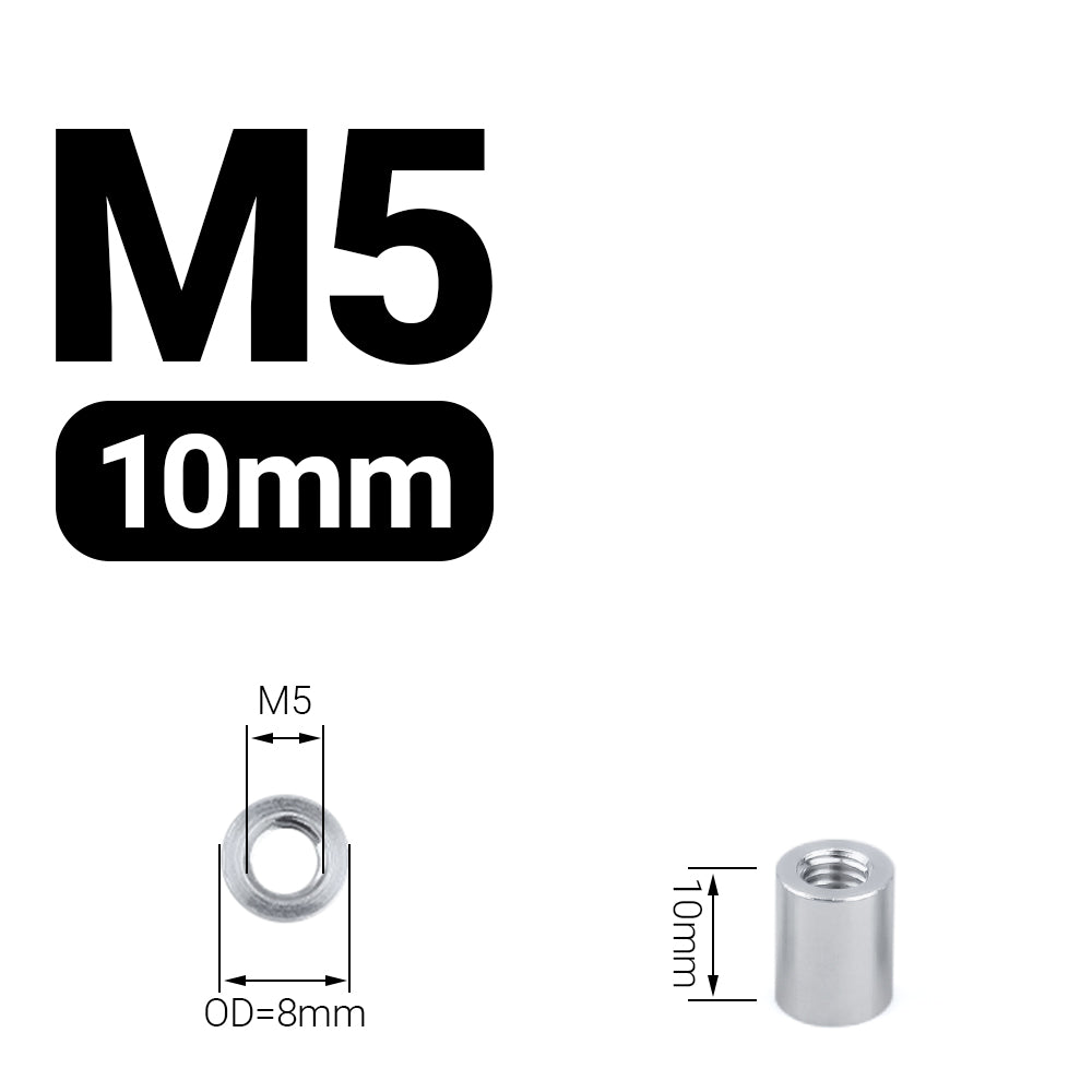Dystans aluminiowy M5 10 mm