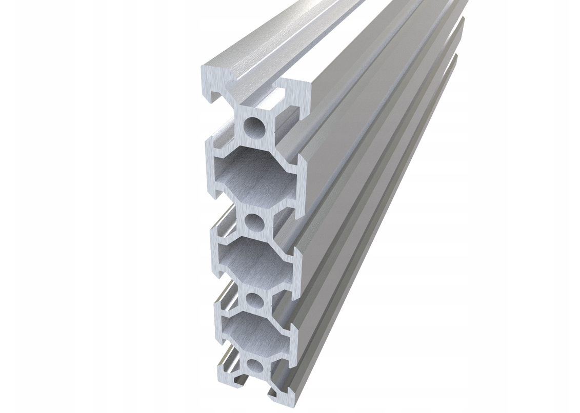 Profil aluminiowy V-SLOT 20x80 Srebrny — cięty na wymiar BSV-SLOT