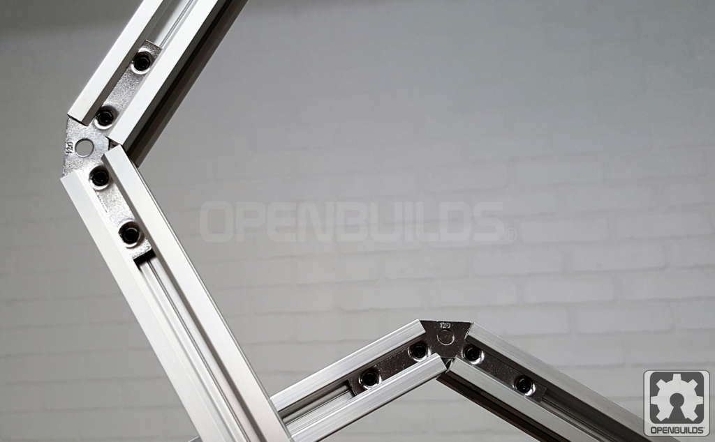 Łącznik 120° MAKERLINK T-Nut V-SLOT [rowek 6] | nakrętka rowkowa profil aluminiowy