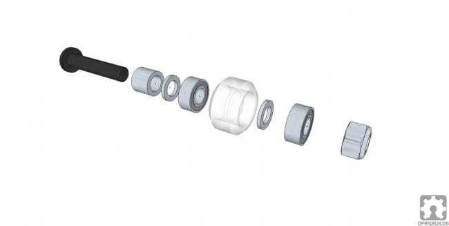 Xtreme Mini V Wheel Kit — zestaw rolki V-Slot