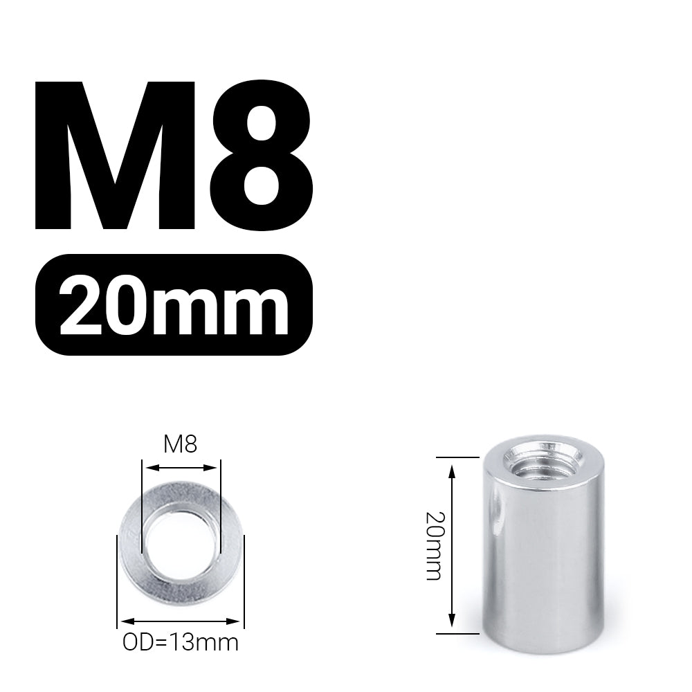 Dystans aluminiowy M8 20 mm