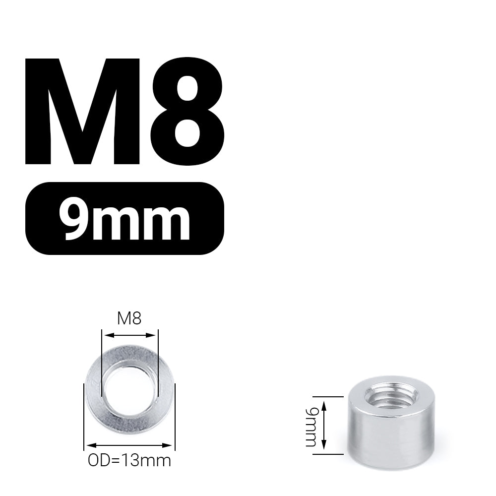 Dystans aluminiowy M8 9 mm