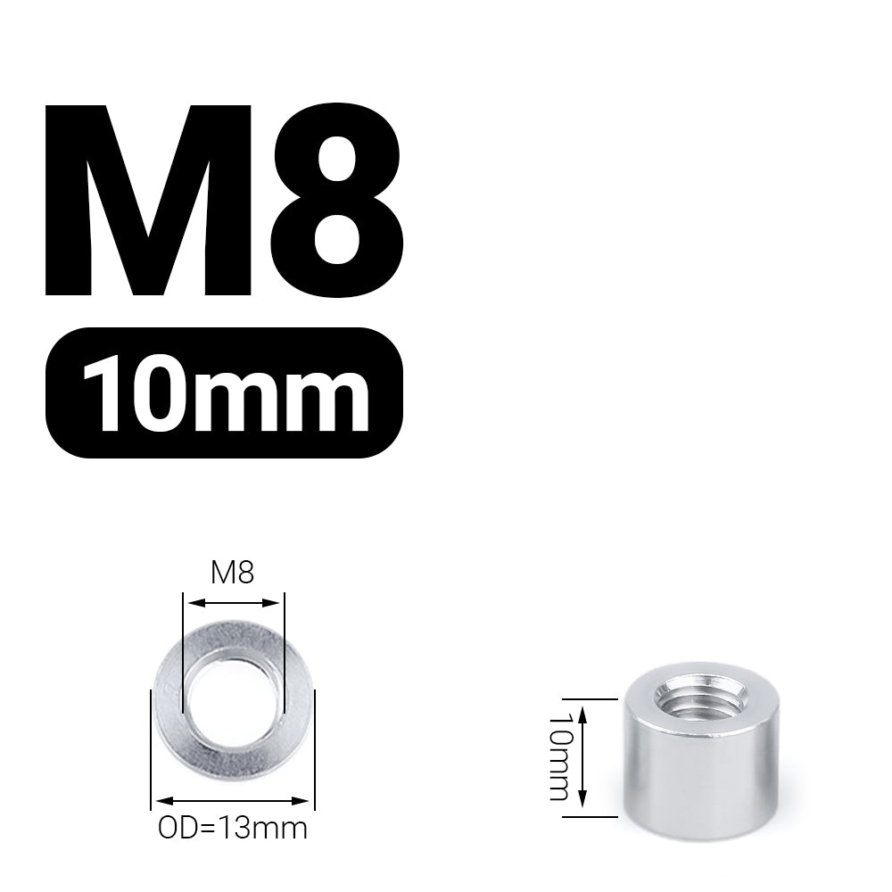Dystans aluminiowy M8 10 mm