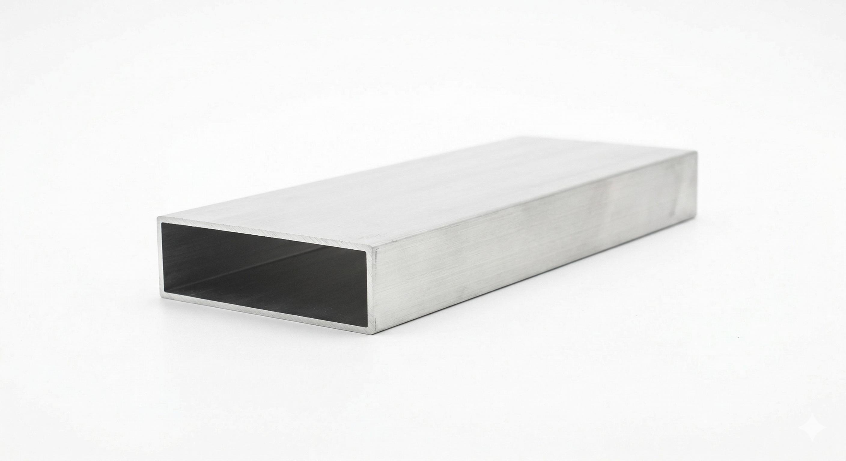 Aluminium rectangular profile 100x20 mm facade screen BSV