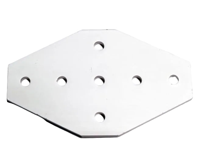 Płytka łączeniowa krzyżowa — profile aluminiowe — płytka montażowa V-SLOT BSV