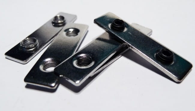 T-Nut podwójny 2xM5 do profili aluminiowych V-SLOT i C-BEAM nakrętka dwuotworowa rowek 6mm.