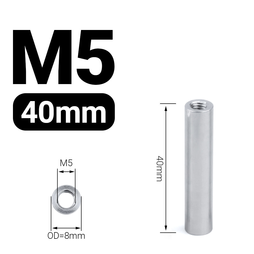 Dystans aluminiowy M5 40 mm