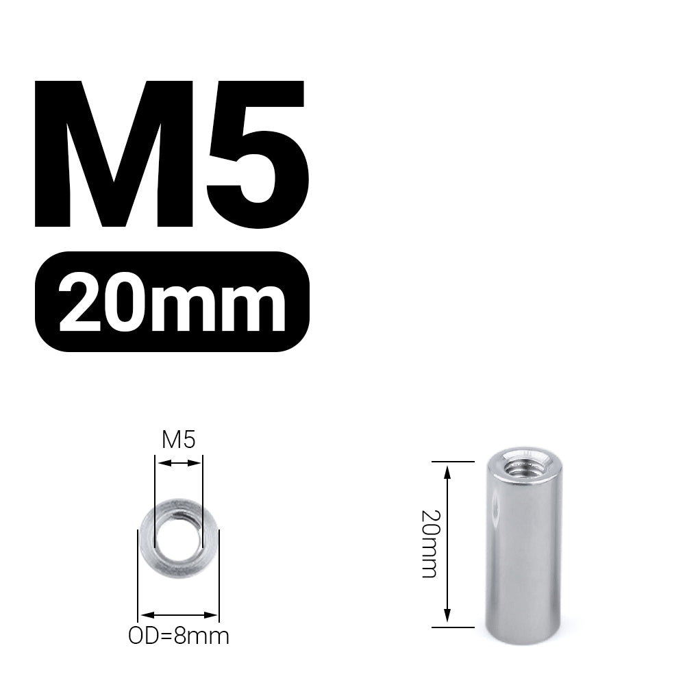 Dystans aluminiowy M5 20 mm