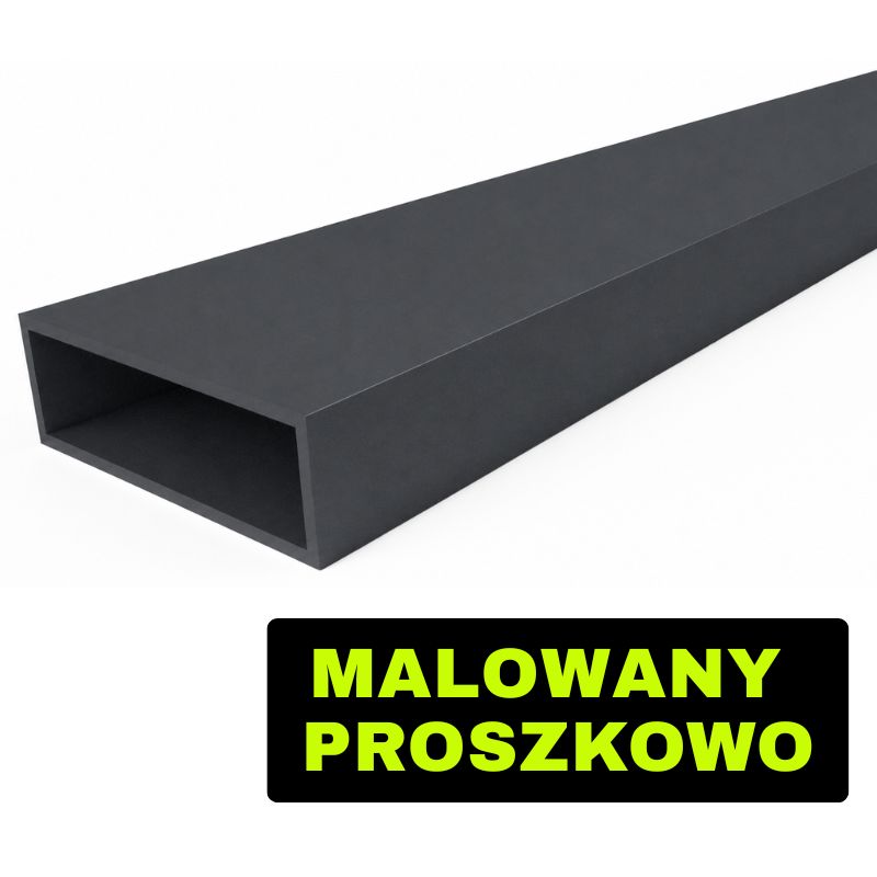 Profil aluminiowy zamknięty 20x60x2 — malowany proszkowo — 1000 mm