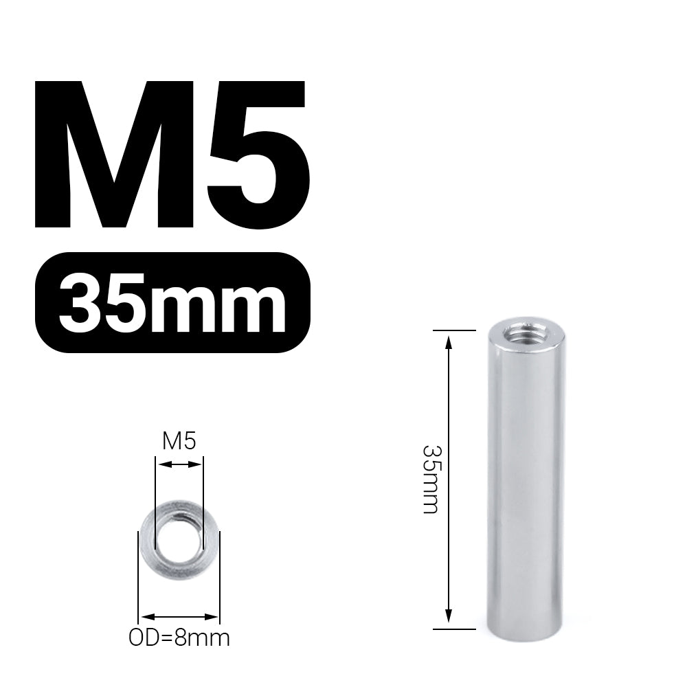 Dystans aluminiowy M5 35 mm