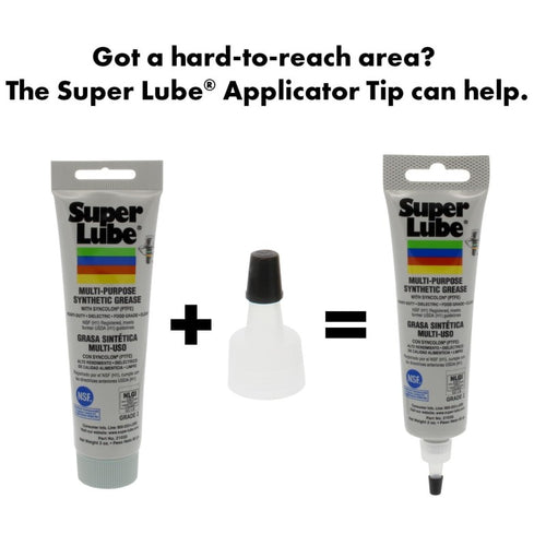Super Lube 10201 Applicator for 85 g tubes - precision dispensing tip
