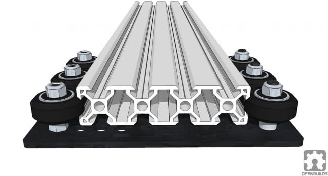 Solid V Wheel Kit — 1 komplet rolek V-Slot