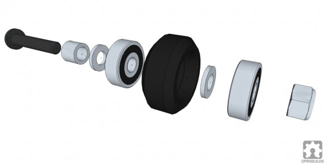 Solid V Wheel Kit — zestaw rolki V-Slot