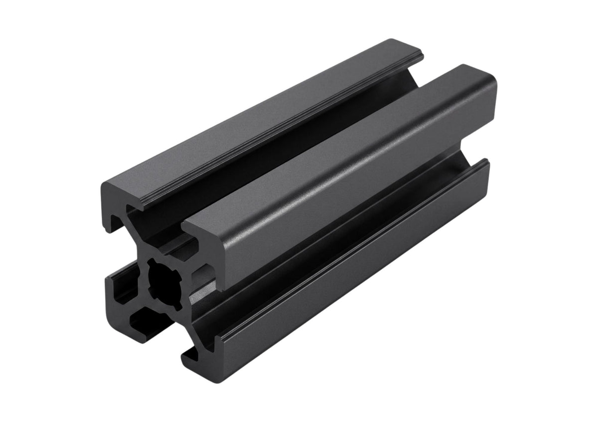 Profil aluminiowy T-SLOT 20×20 mm Czarny — cięty na wymiar
